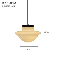 อเมริกันย้อนยุคสไตล์อุตสาหกรรมแก้วร้านอาหารไฟหัวเดียว < Ne2> โคมไฟจี้สําหรับห้องนอนทางเดินเคาน์เตอร์