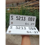 New font motorcycle standard plate FE FONT