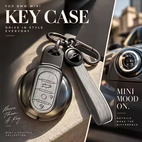 For BMW New 530Li I5 IX1 X1 X5 840I 740Li IX I7 X6 X7 5 7 Series 2025 Metal Car Key Case Remote Cove