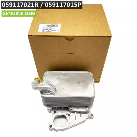 NEW OEM 059 117 021 R / 059117021R Engine Oil Cooler+Gasket Assembly For AUDI A4 A5 A6 A8 Q5 Q7 3.0L