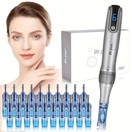 Dr. Pen M8S- with 25pcs Round nano replacement cartridges Wireless Adjustable Electric Derma Pen dr 