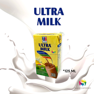 Ultra Milk MINI Susu UHT Cokelat / Strawberry / Full Cream 125 ML