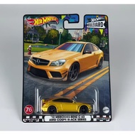 Hot Wheels 12 Mercedes Benz C63 AMG Coupe Black Boulevard R Premium 2023 Hotwheels
