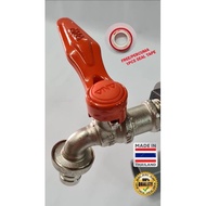 ANA HEAVY DUTY BRASS BODY BALL VALVE BIB TAP/KEPALA PIPE GARDEN(100% MADE IN THAILAND)