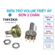 Volum potentiometer Single potentiometer - Combo of 5 pieces-WH148 B 1M TAHIKA