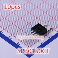 10PCS SR30150CT SR30150 transistor TO-220 150V 30A,guaranteed quality