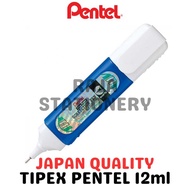 PENTEL CORRECTION FLUID 12ML TIPEX CAIR PENTEL TIP EX ZL-31W [12PCS]