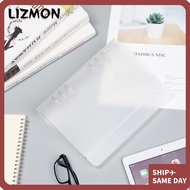 LIZMON A4/B5/A5/A6/A7 File Folder Refillable Journal Diary Vintage Stationery Fashion Notepad Cover