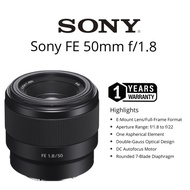 (SONY MALAYSIA SET)Sony FE 50mm F/1.8 Lens E-Mount/Full Frame Sony 50mm F/1.8