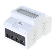 Fa Electricity Meter 3 Phases 4 Wire Energy Meter DIN Rail Intermediate Meter for Power Measure Syst