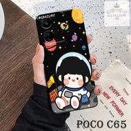 HP Case Latestpoco C65 - Rajacase - cellphone casing poco C65 - Cartoon case Motif - Cellphone prote