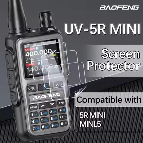 BAOFENG UV-5R Mini Walkie Talkie Screen Protector Cover Protective Film Waterproof compatible with U