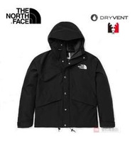 ★滿3000免運★[雙和專賣店] THE NORTH FACE 男 DV防水外套/可套接/美版/7UR9/黑