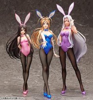 逸品~FREEing 幸運女神  兔女郎Ver 1/4 PVC 蓓兒丹娣+詩蔻蒂+兀兒德 3隻合售