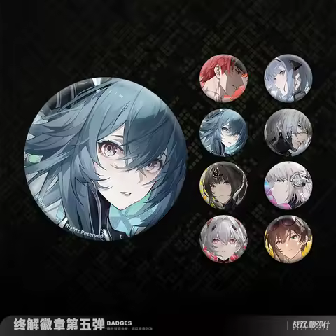 Sunsyea PUNISHING: GRAY RAVEN Official Merch ZhongJie Vol.5 Badge Theme Series Badge Watanabe Lamia 