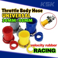 THROTTLE BODY AIR HOSE UNIVERSAL 32MM-48MM TRUMPET VELOCITY RUBBER TRUMPET RUBBER CARBURETOR Y15 Y16