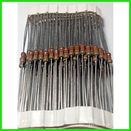 10pcs resistors measuring 1k2 ohm 1/4 watt