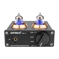 AIYIMA Tube T3 HiFi Tube MM Phono Preamp for Turntable MM Phonograph Stereo Audio Tube Preamplifier 