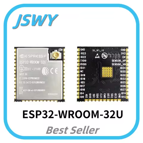 1/10PCS ESP32-WROOM-32U WiFi Module N4/8/16MB Bluetooth 4.2 + Dual-Core CPU WR00M-32D Original Stock
