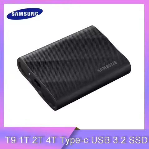 Samsung T9 Portable Solid State Drive USB 3.2 SSD 1T 2T 4T with 2000MB/s Read Speed Laptop Desktop H