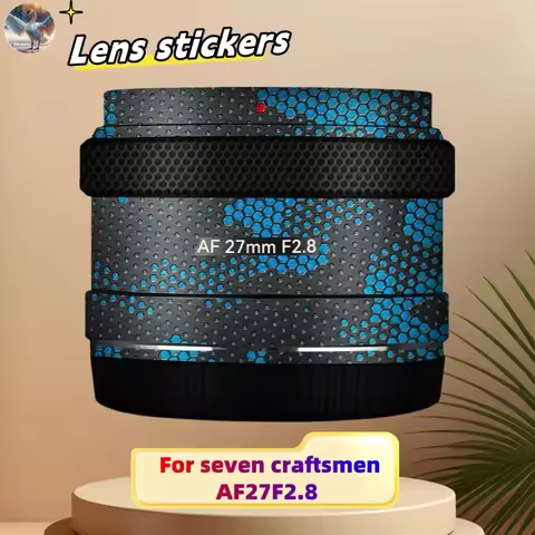 for seven craftsmenAF27F2.8 Camera Lens stickers, precision cut wear-resistant protective film, DIY 