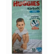 Huggies XL 38pcs tape air soft
