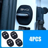 4pcs BYD Car Door Shock Absorber Door Lock Protector Silicone Auto Door Lock Sticker For BYD Atto 3 