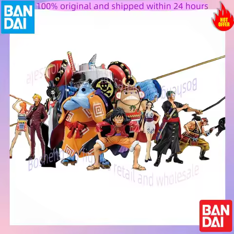 100% Original Genuine One Piece vol 100 Anniversary Luffy Roronoa Zoro Nami PVC Toys Collection Figu