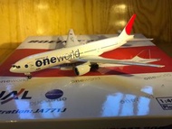 飛機模型 1:400 JAL one world  (777~200&amp;767~300)