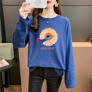 [AMYGO] Baju T Shirt Perempuan Lengan Panjang Women Long Sleeve Wanita Murah Baju T Shirt Perempuan Lengan Panjang T-shi