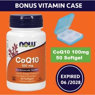 Vitamin Now foods CoQ10 100mg 50 Softgel Now foods Original Best Price