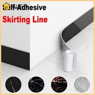 SUER Skirting Line, Self Adhesive Marble Grain Floor Tile Sticker, Home Decor Windowsill Waterproof Living Room Waist Line