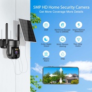 5MP CCTV Solar Outdoor 4G SIM Card 365 Days Ultra Long Battery Standby Waterproof 360 PTZ IP Camera PIR Motion Detection