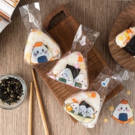 Combo 100 Túi đựng cơm nắm túi đựng cơm tam giác túi bóng đựng cơm onigiri túi bóng kính đựng cơm nắ