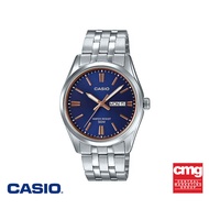 CASIO นาฬิกาข้อมือ CASIO รุ่น MTP-1335D-2A2VDF วัสดุสเตนเลสสตีล สีน้ำเงิน