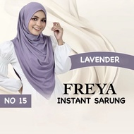 INSTANT SARUNG FREYA MOSCREPE SOFT AWNING VSHAPE DESIGN HIJABBAWAL SHAPE HIJAB