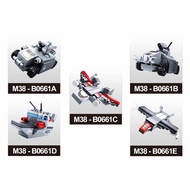 Sluban Bricks Warship 10 in 1 Boat Airplane Aircraft Carrier Block M38 B0661