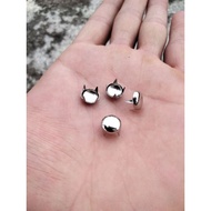 100 Pcs Round Pyramid Spike 7 mm Spike Pank Accessories Hat Jacket Sandals And Other Crafts