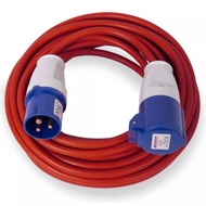 10M Heavy Duty Hook Up Caravan Cable Camping 16 Amp 240V Mains Extension Motorhome Camper Van Traile