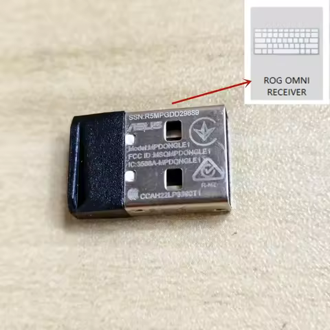 USB Dongle Adapter Omni Receiver For ASUS ROG HARPE ACE/mini、Keris/Keris II、AZOTH /AZOTH Extreme、Sco