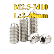 [Quick Shipment] Set Screw Grub Screw/Grub Screw DIN916/Plating nikel 12.9 High Tensile Hex Socket S