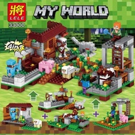 Mainan Balok Bangunan lego Minecraft My World Village City Tree House