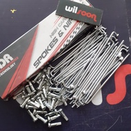 Spokes Spokes/ Spokes Nipples 172 Chrome TDR 9x172