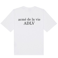 GENUINE - ADLV BASIC WHITE T-SHIRT - WHITE ROUND-NECKLACE T-SHIRT