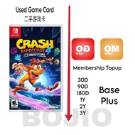 （USED二手) Nintendo Switch Game Crash 4 ｜A.P.O.MEMBERSHIP
