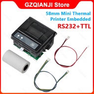 58mm Embedded Thermal Printer (RS232+TTL) POS Receipt Printer Ticket Printing