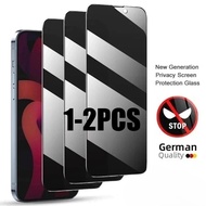 1-2Pcs Black Edged Tempered Glass Film For Oppo A91 A92 A92s A93 A93s A94 A95 A96 A97 4G 5G Full Cov