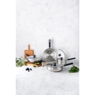 ZWILLING SILVER Cookware - Saucepan 18 cm/Deep Pan 26 cm/Wok 30 cm