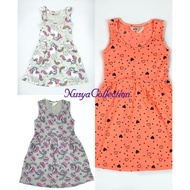 Girl Kids Dress Sleeveless H&M 1-7y Cotton Printed Dress