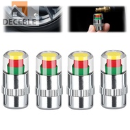 [Deceble.my] 2.4Bar 36PSI Tire Pressure Monitoring Valve Easy To Read 3 Color Eye Alert Tyre Pressur